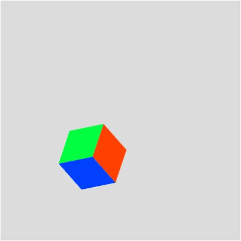 Reutersvärd em movimento: O triângulo girando em loop